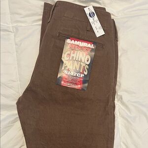 SJ142CP - Heavy Chino Pants - Dark Brown
